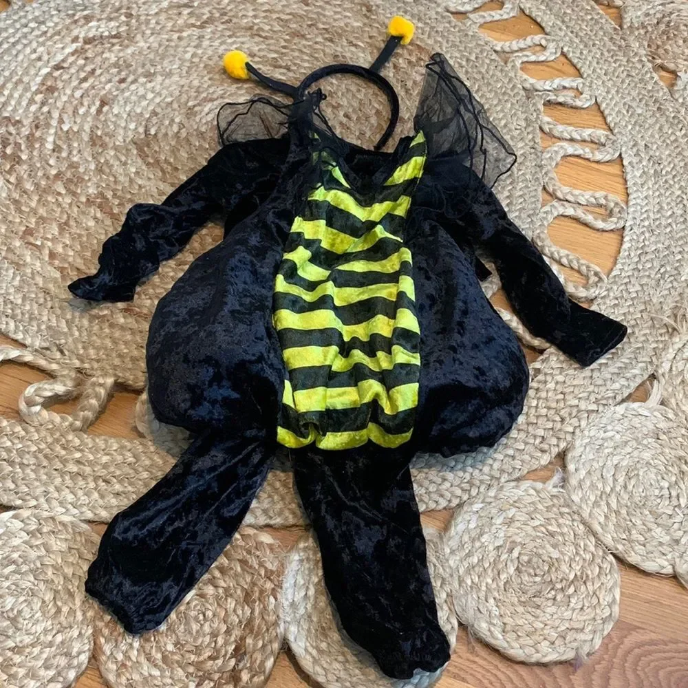 Hidden Illusions Lil Bee Costume 12-18 Months Baby Bumblebee Halloween Padded